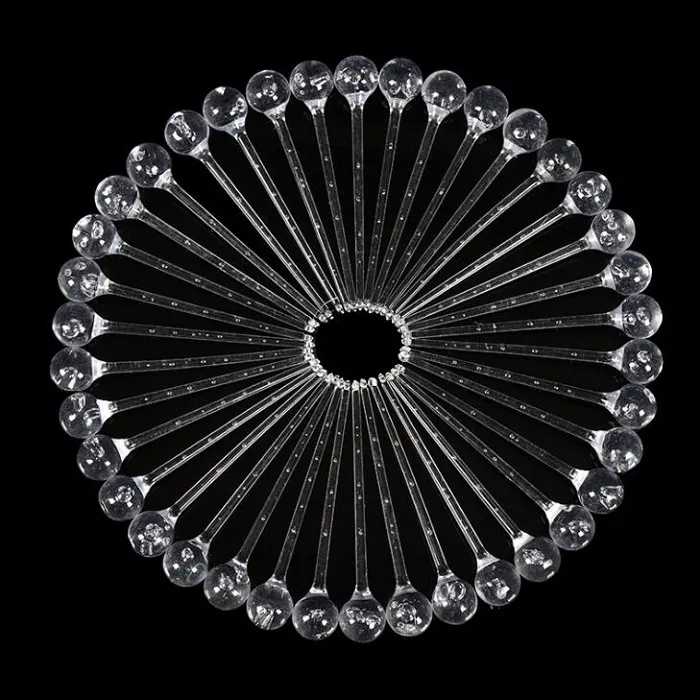 갈랜드 샹들리에 교수형 선물 공예 선물 공예 생일 웨딩 파티 테이블 호의 DIY WATER DR274W를위한 Crystal Clear Acrylic Bead Pendant