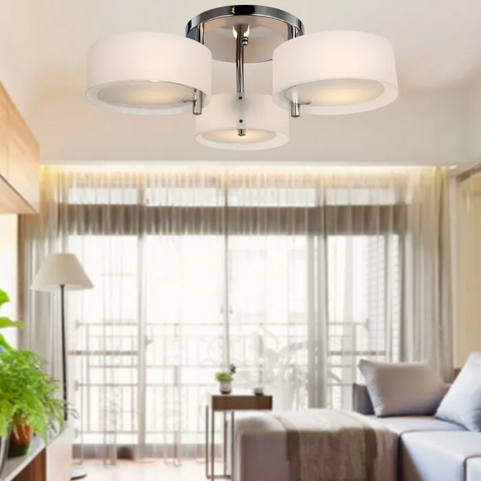 Lâmpadas pendentes ac 110v 120v 220v 230v loft led teto moderno sala de estar lâmpada restaurante quarto 3 5 7 redondo ring327r
