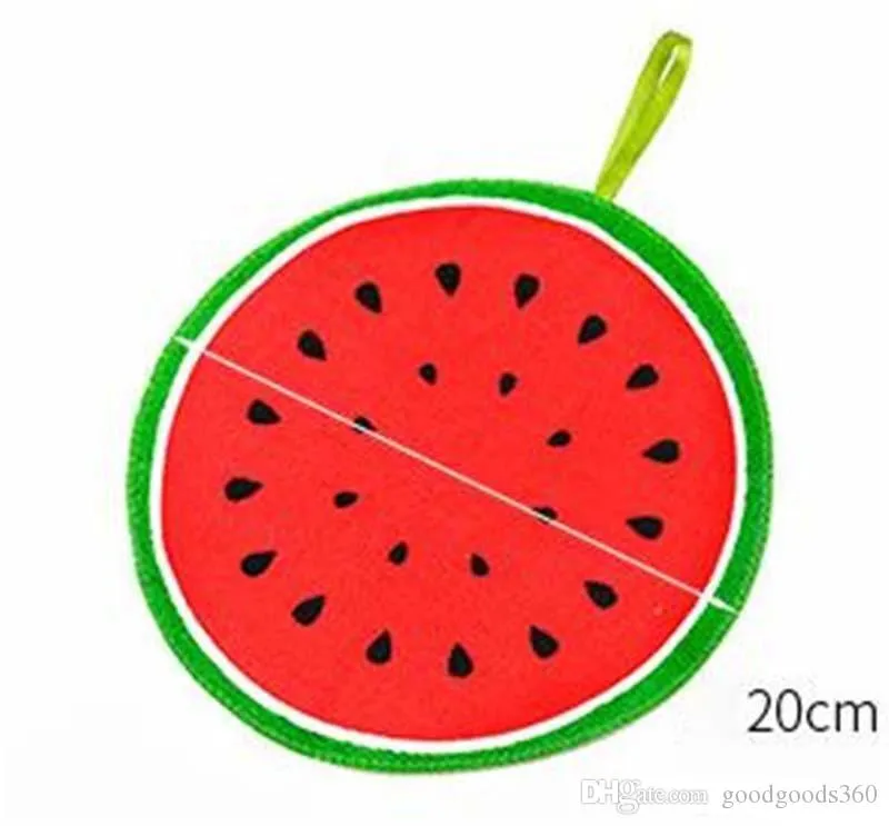 Lovely Fruit Print Wiszące Kuchnia Ręcznik Ręcznik Mikrofibry Ręczniki Szybkoziarniskowy Chryszło szmata Tkanina Wyciera Serwetki DA220