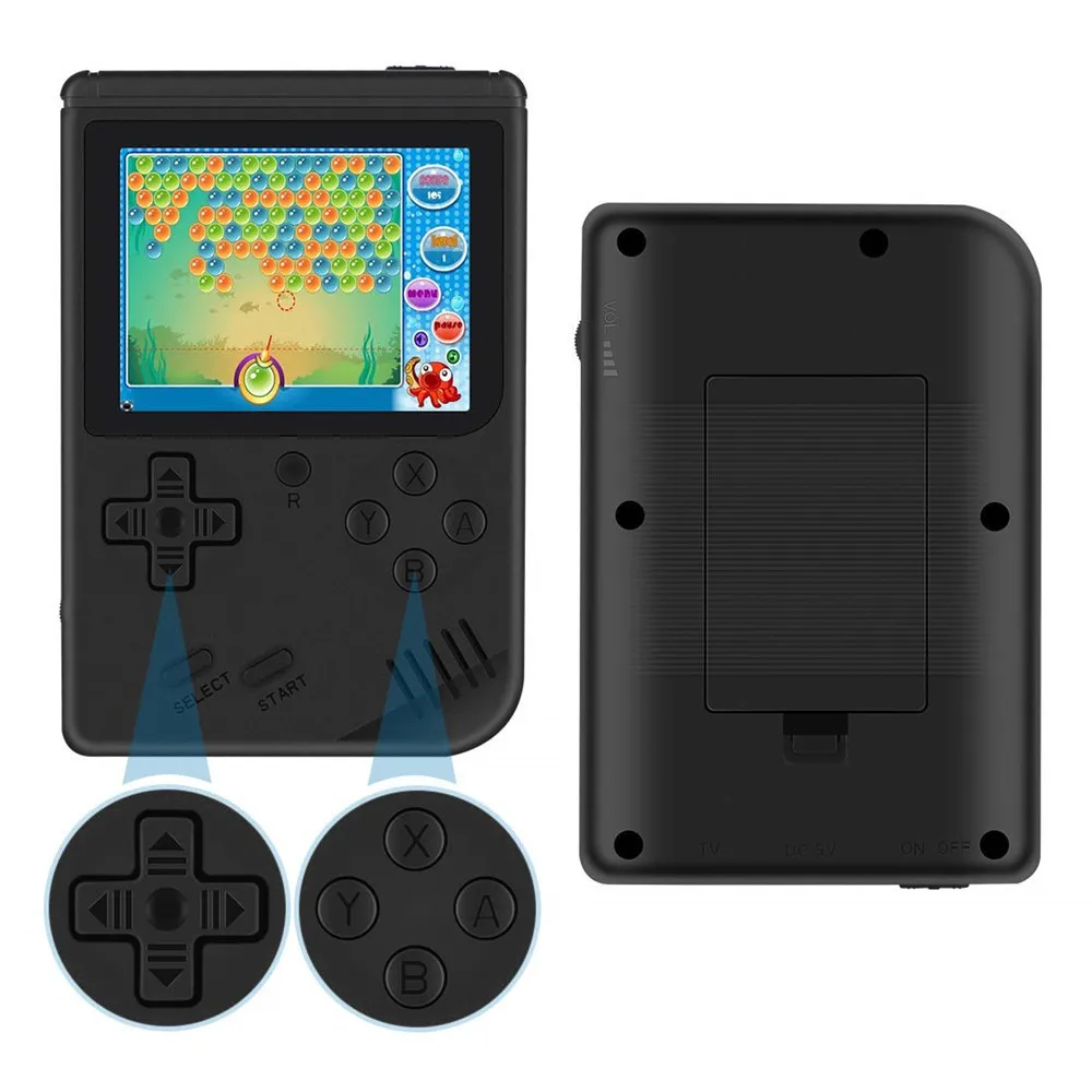 Mini Portable Retro Nostalgic 30 inch handheld Retromini Boy videospeler Pocket Game Console Players Builtin 168 Games T61906159729056