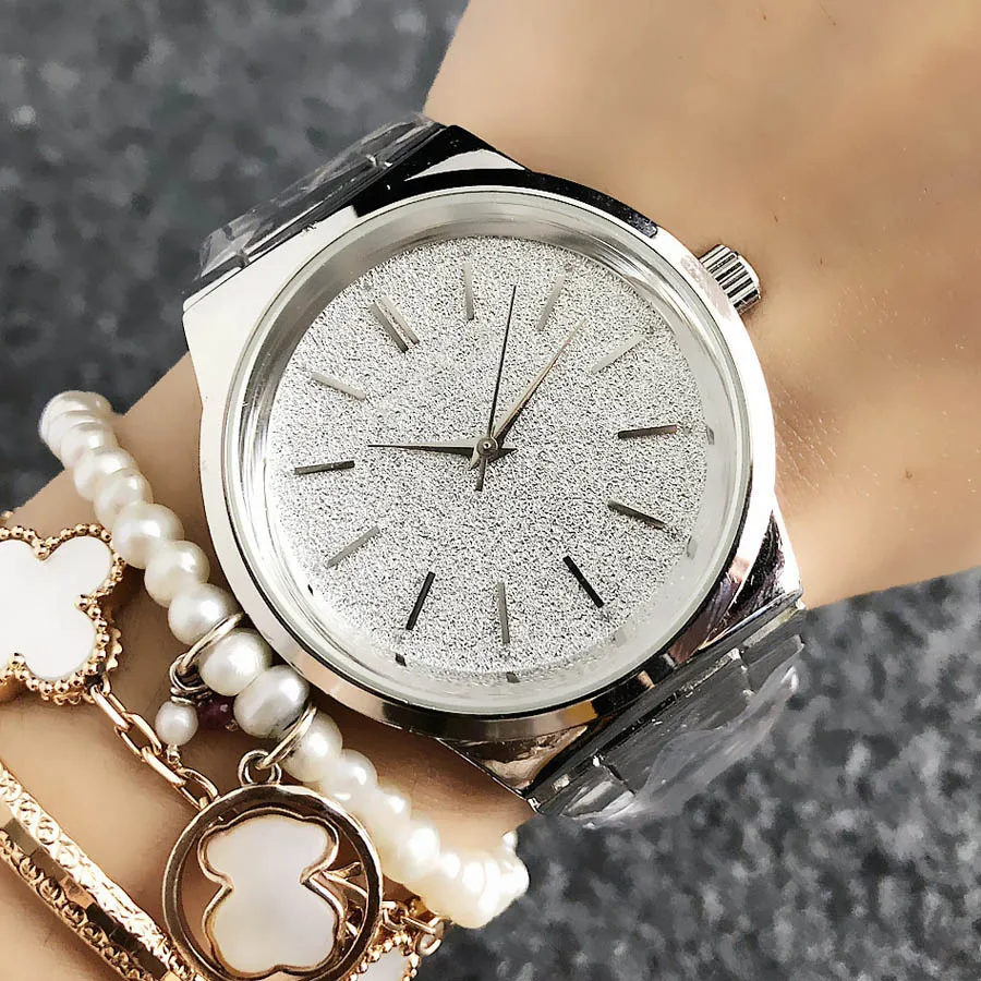 Модные брендовые часы для женщин, кварцевые наручные часы с металлическим стальным ремешком для девочек M65240k