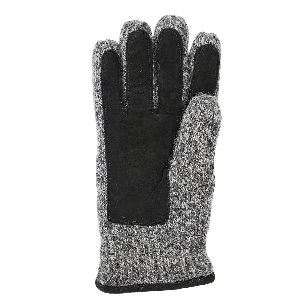 Bruceriver Mens Wool Knit Gloves with Warm Thinsulate Fleece Lining and Durable Leather Palm CJ191225274G