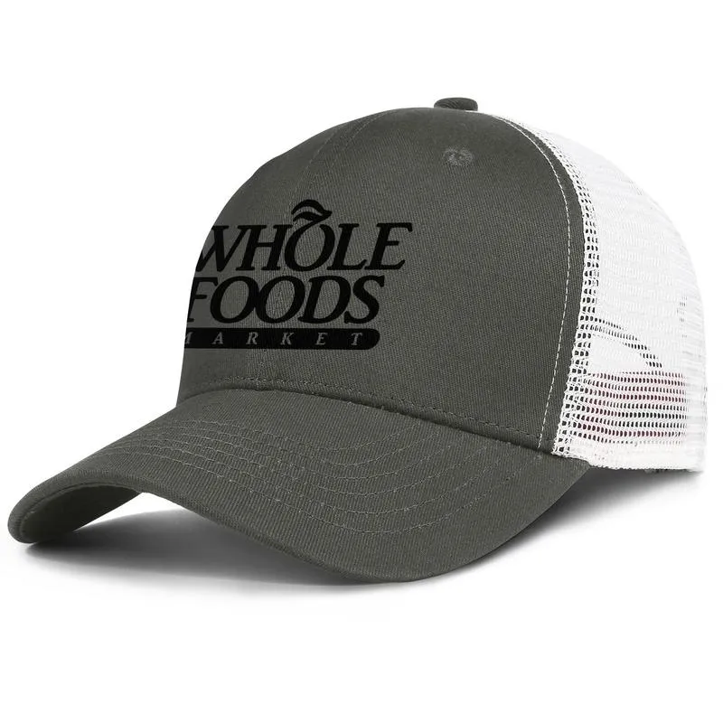 Men039s Whole Foods Market Flash Gold Mesh Cappelli da donna Snapback regolabile snapback mimetico biologico sano 4731037