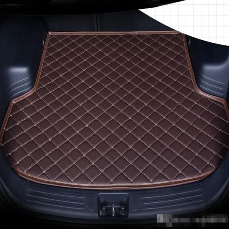 Tapis de coffre antidérapant pour voiture, tapis plat en cuir imperméable, tapis plat adapté aux sièges Mercedes-Benz Classe R Six 2010-2017 ans