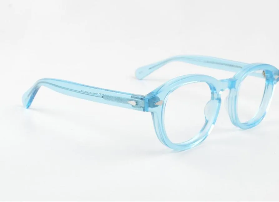 Najwyższej jakości szklanki 15 klocków ramy Johnny Depp okulary krótkowzroczne okulary lemtosh mężczyźni kobiety krótkowzroczność strzałka nit s m l rozmiar z case257y