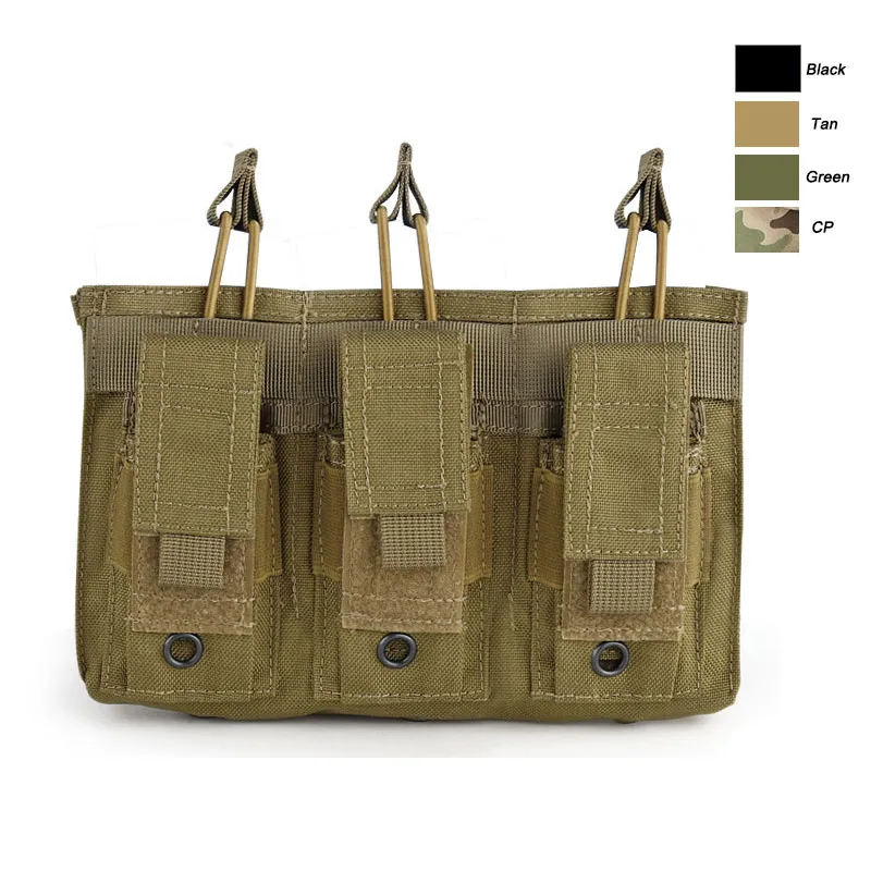 Outdoor Sports Tactical MOLLE Magazine Pouch Backpack bag Vest Gear Accessory Mag Holder Cartridge Clip NO11-553