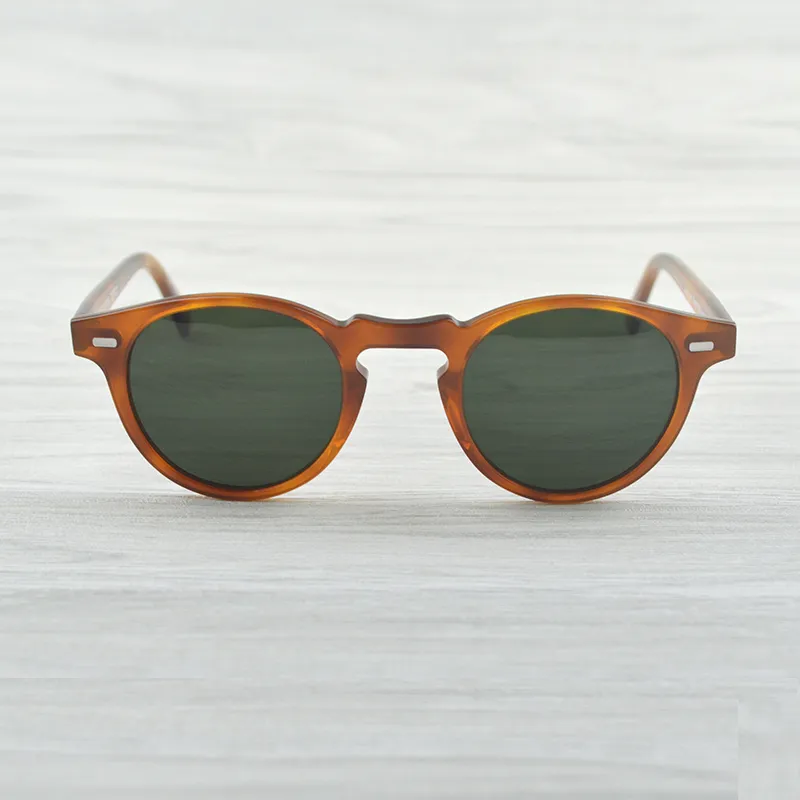 Whole-Gregory Peck Brand Designer hommes femmes Lunettes de soleil oliver Vintage Polarizs OV5186 lunettes de soleil rétro oculos de sol OV 5186251w