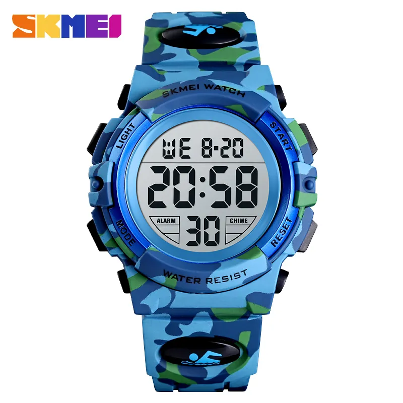 Skmei Digital Kids Watches Sport Colorful Display Children Wristwatches despertador Boyes Reloj Watch Relogio infantil Boy 1548260q