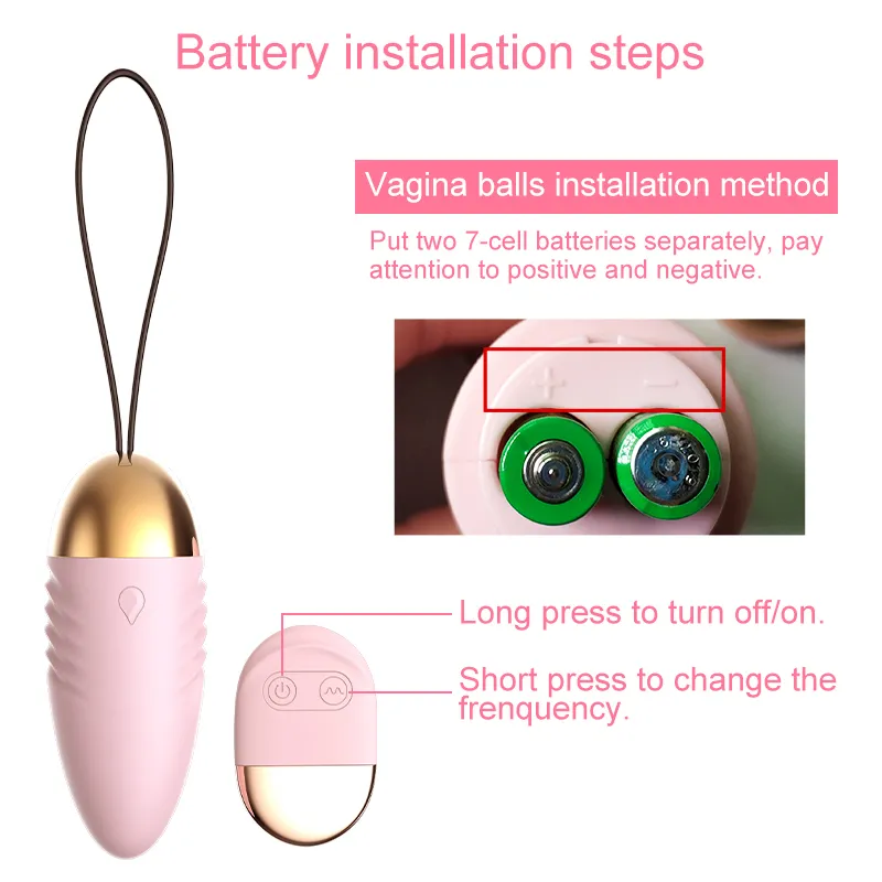 Vagina Bullet palla vaginale giocattoli del sesso la donna USB remoto Kegel Trainr figa serraggio Ben Wa Ball vibratore Vibe Geisha Ball * Y191217