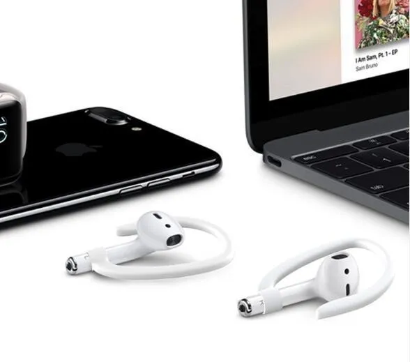 es de crochets d'oreille de protection crochets d'ajustement sécurisé pour Airpods Apple accessoires d'écouteurs sans fil Silicone sport Antilost Ear9501128