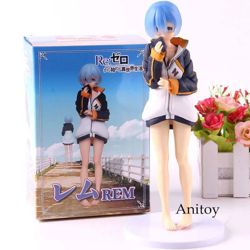 rezero kara hajimeru isekai seikatsu rem figure casual ver anime action figure pvc model toy t2003218527378