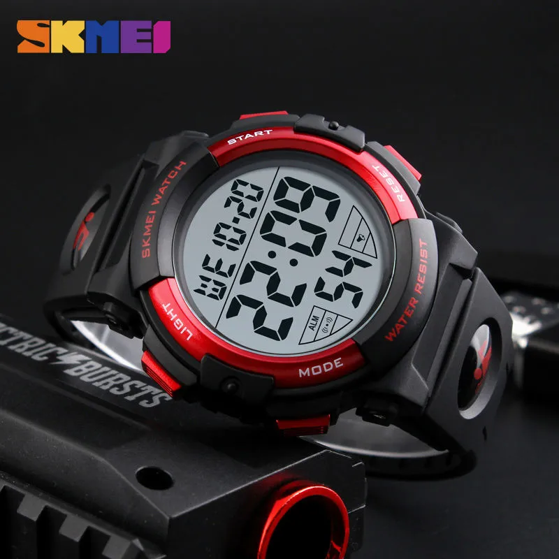 SKMEI mode montre de Sport en plein air hommes montres multifonctions militaire 5Bar étanche montre numérique Relogio Masculino 12582852