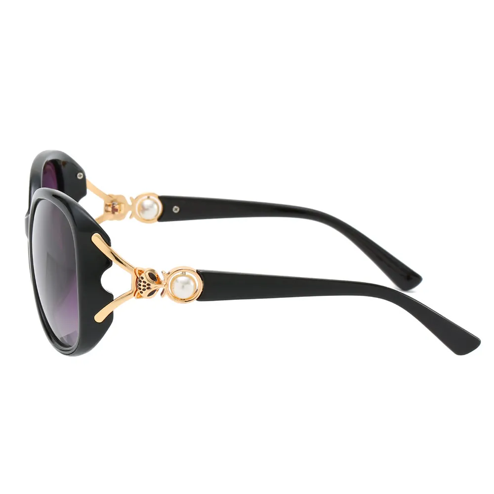 2019 نظارات شمسية للسيدات ، مصمم العلامة التجارية للسيدات المعادن للؤلؤة ، نظارة شمسية فوكس ، فوكس ،