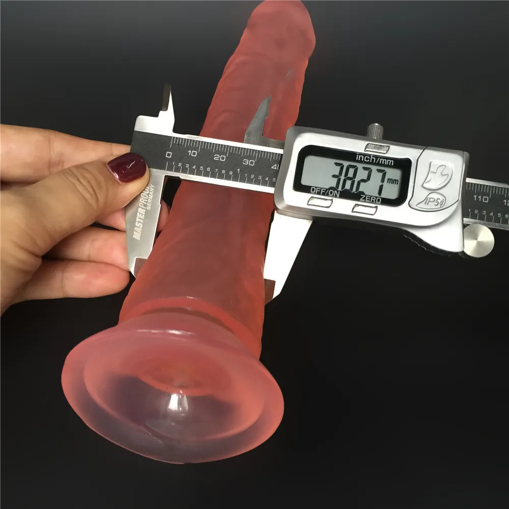 21 cm grande, largo y grueso consolador falso Pene dong realista pene artificial productos sexuales juguete sexual para mujer Y1912287769859