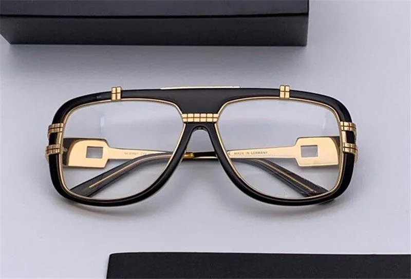 Totalmente nuevo diseñador de moda gafas ópticas 661 marco de placa topy lente transparente estilo simple gafas transparentes 284q