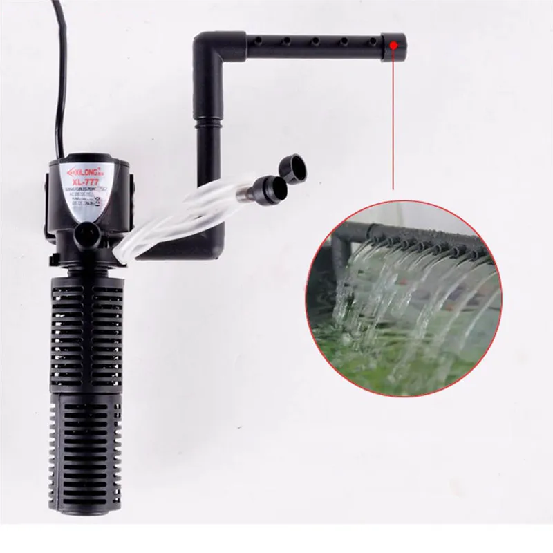 3 In 1 Silent Aquarium Internal Filter Submersible Oxygen Water Pump Sponge For Fish Tank Air Circulation Pump0