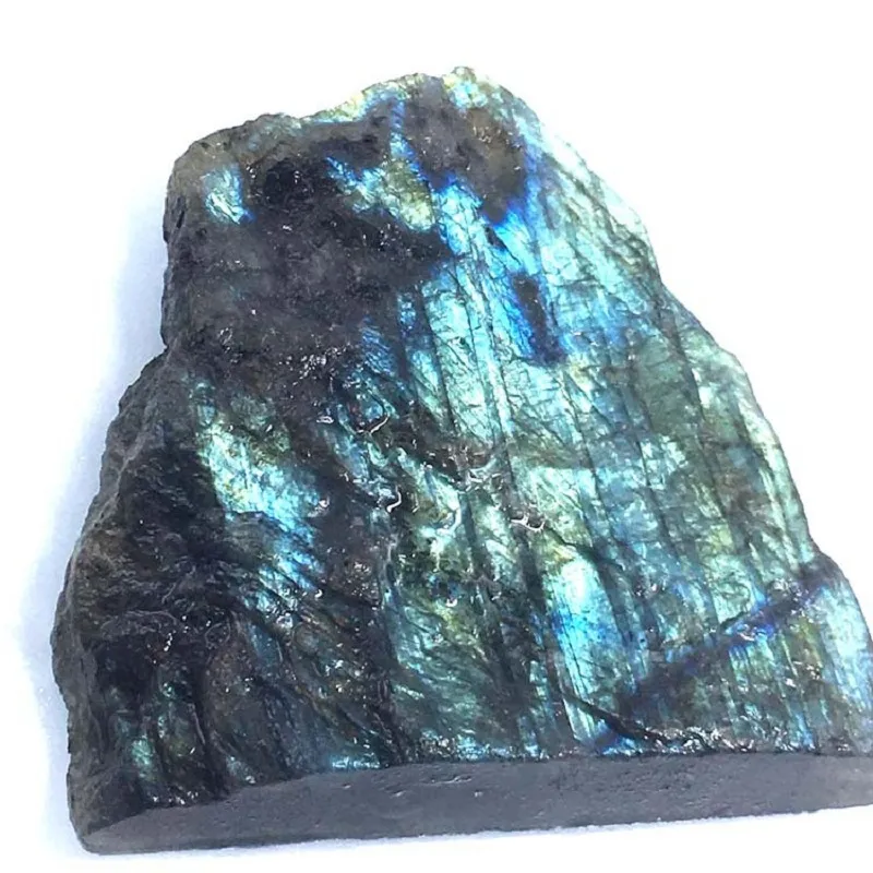 Натуральный необработанный лабрадорит, грубые кристаллы кварца, минеральный энергетический камень Рейки для исцеления, кристаллический камень, 171 м