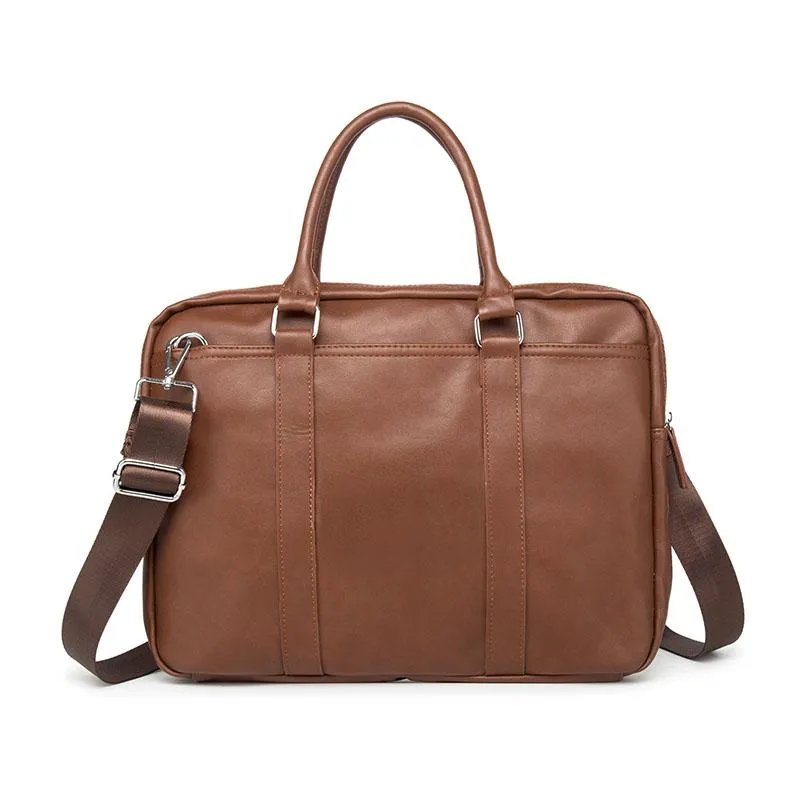 Feidikabolo słynna marka biznesowa męskie torby teczki man ramion torba skórzana laptop prosty męska torebka bolsa maleta256f
