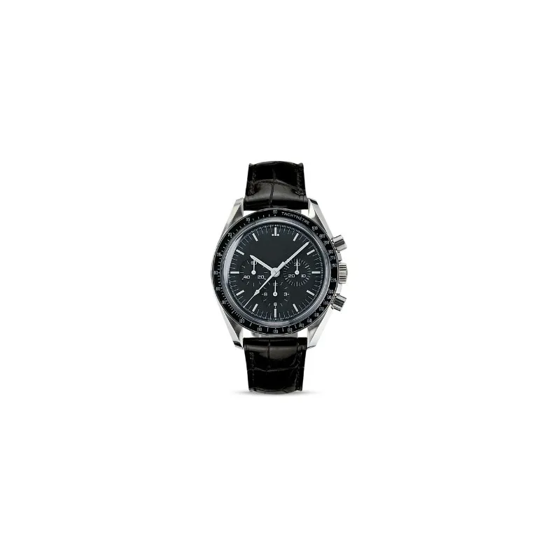 42 مم الوجه الأسود التلقائي الكامل من الفولاذ المقاوم للصدأ للرجال wristwatch سرعة المحترفة السرعة الذكور watch2653