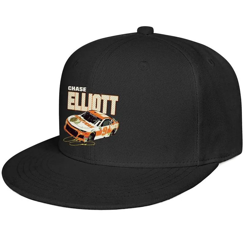 Chase Elliott No9 Herren- und Damen-Baseballkappe mit Snap-Back, individuell personalisiert, Hip Hop, flache Krempe, NASCAR 9 Logo 9 2019 Hooters Ora4223178