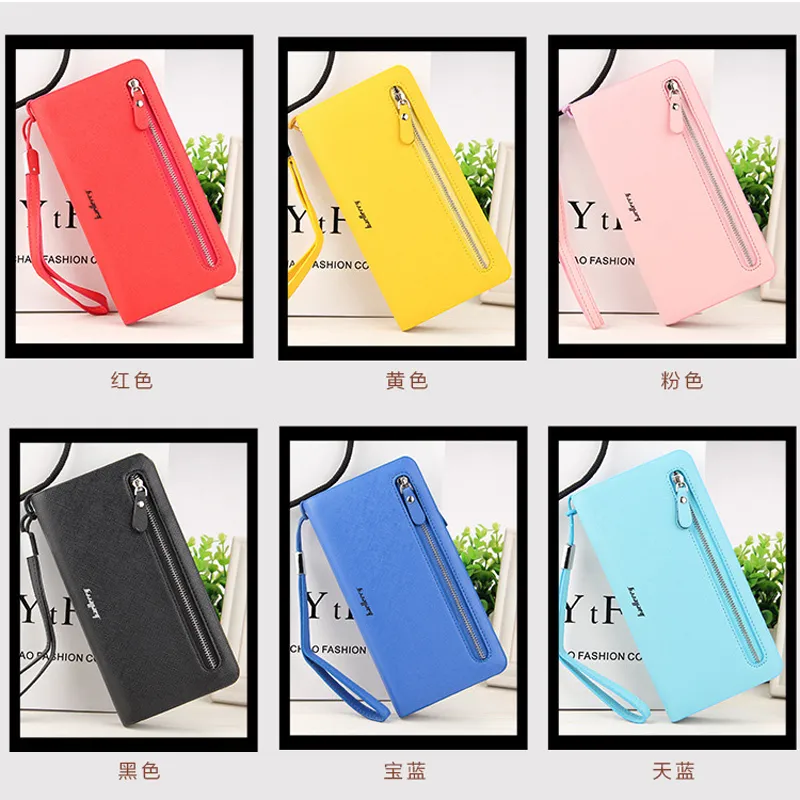 Baellerry Zipper Long Women Wallet Phone Purse Monin Bolsa Femenina para Baellery Carteras Kashelek Portomonee Cuzdan Billetera Y278E