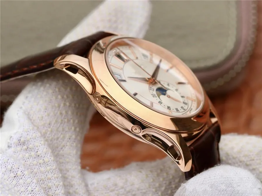 AKM luksusowe męskie zegarki wielofunkcyjne 5205 luksusowy zegarek 40 mm cal 324s importowany głęboki wodoodporny Montres de lukse2453