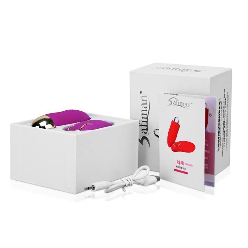 Oeuf de saut vibrant pour femmes, télécommande sans fil Rechargeable par USB, vibrateur à 10 vitesses, étanche, Masburation du point G, Massage par balle S627