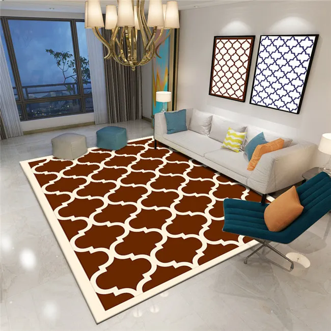 Nordic Style Geometryczne dywan 3D Dibet duży rozmiar wysokiej jakości mata domowa nowoczesna dywan gigantyczny gęstość dywaników dziedziny dekoracje 281t