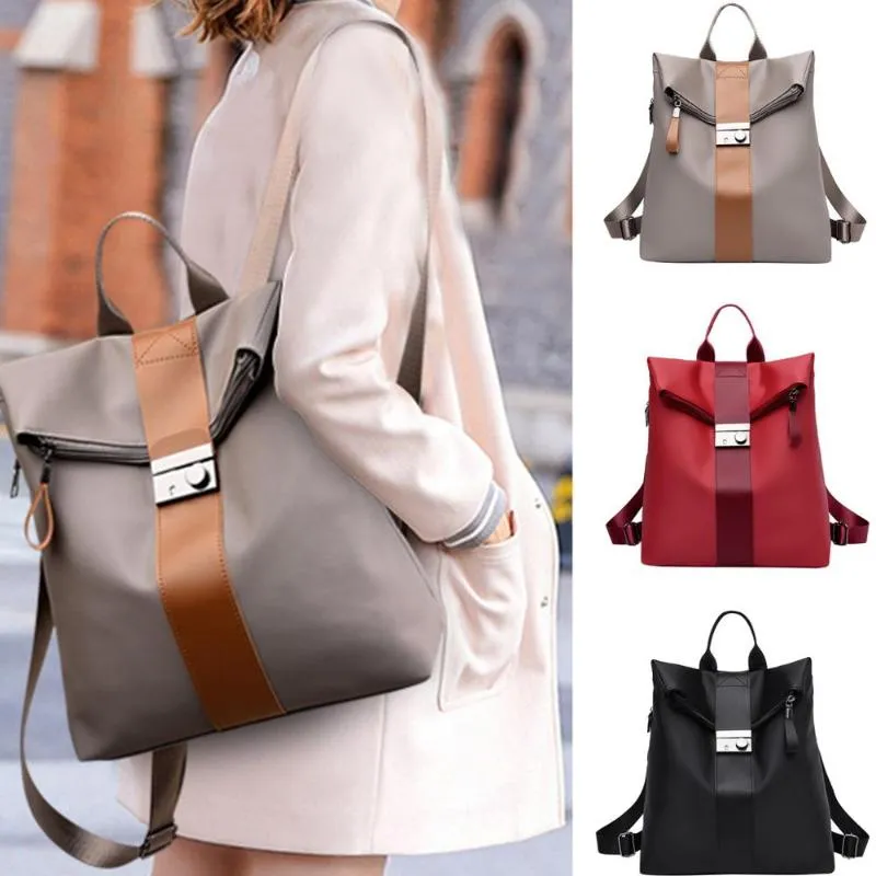 Transer mochila feminina de couro pu vintage, bolsa de estudante coreana da moda 2019 para meninas adolescentes mochila de viagem casual #210m