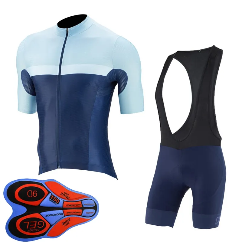 Men Capo Team Cycling Jersey 2021 Summer Short Shirt Shirt Bib Set Maillot Ciclismo Bicycle Tenues de vélo de vélo sec 232U