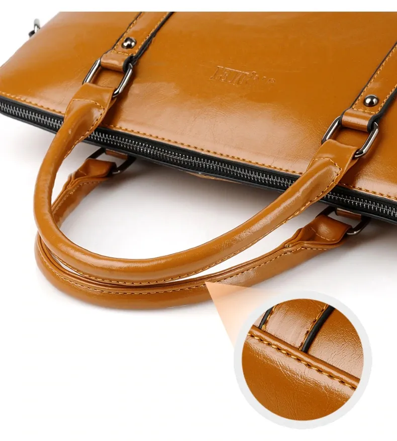2020 Wysokiej jakości moda Pu Men kobiety laptopa torebka notebook torby komputerowe Torby z rękawami.