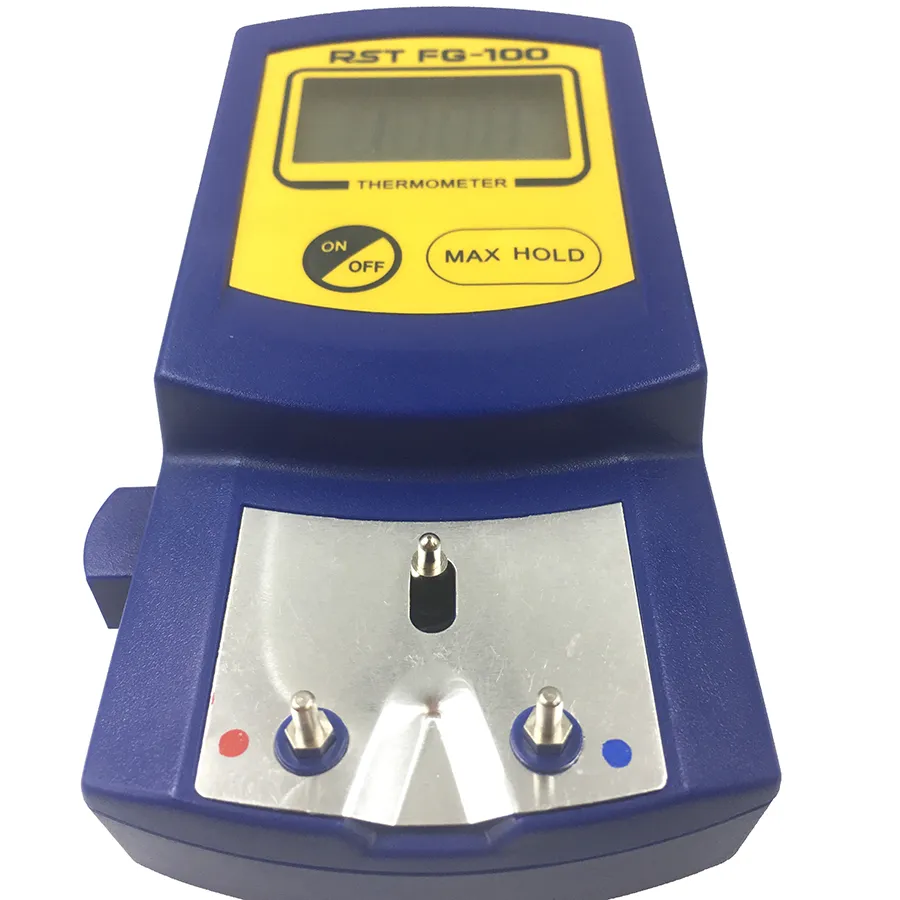 FG-100 Punta saldatore digitale Termometro Strumenti di temperatura Tester punte saldatore + 5 sensori senza piombo