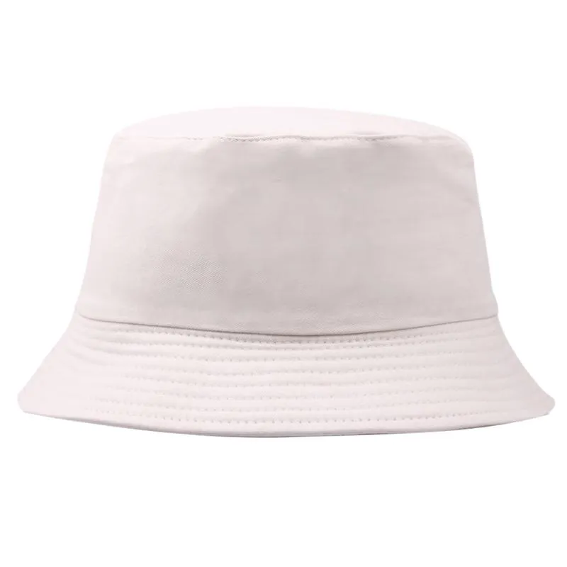 NIEUW KAK CAP Draagbare mode Solid Color Folding Fisherman Sun Cotton Hat Outdoor Men and Women Multi-Season Bucket Cap2325