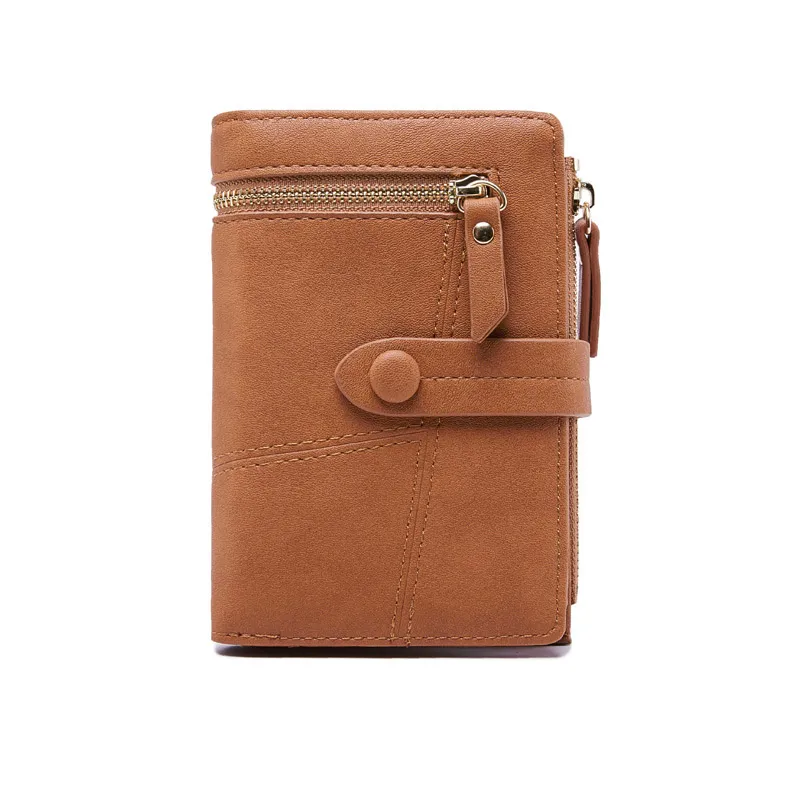 Orginal Design Dames RFID Blokkerende kleine portefeuilles Compacte Bifold lederen pocket portemonnee dames mini portemonnee met ID Window289T