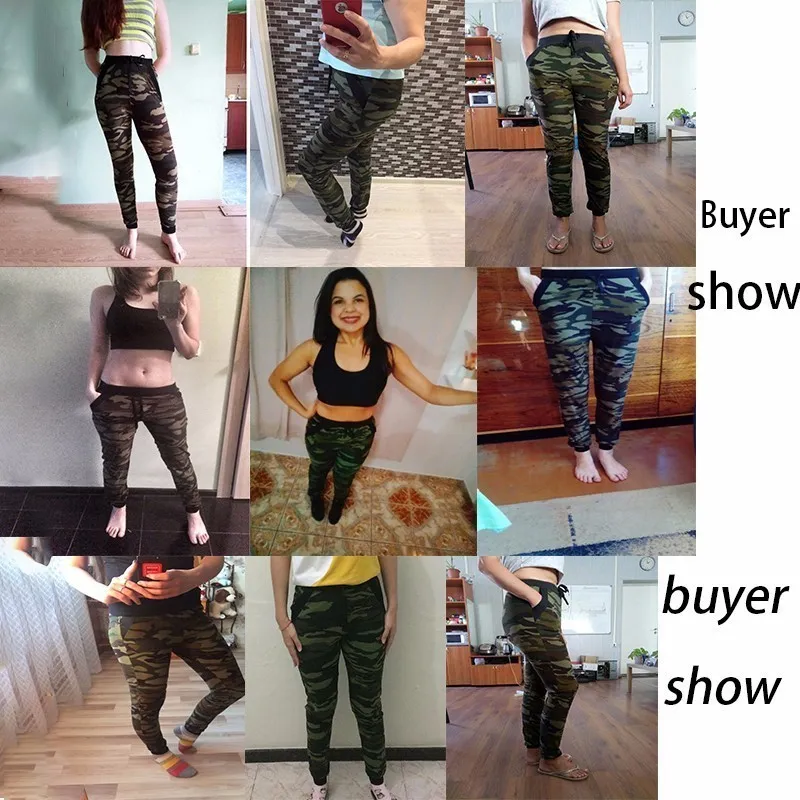 Aosheng 2019 nya kamouflage joggers kvinnor sweatpants harem camo byxor dragsko pantaloner femme mujer lös calca kvinnlig mx190716