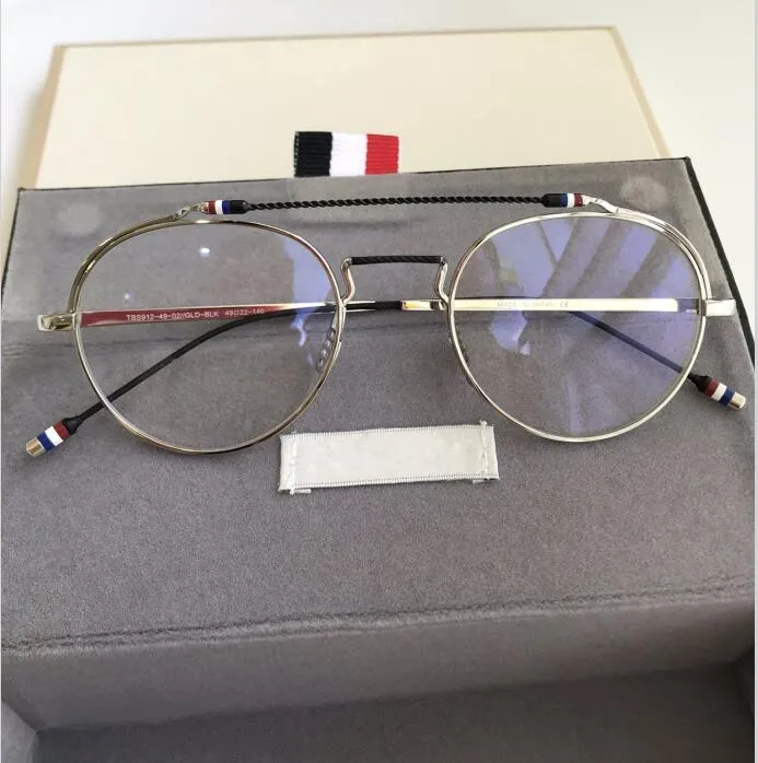 Óculos de armação tb912, lente transparente, óculos para homens e mulheres, óculos de miopia, retrô, óculos de grau, homens e mulheres, óculos de miopia fra3151