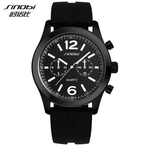 Sinobi Sports Frauenhandgelenk Uhr Uhr Casula Genfer Quarz Uhr Weiche Silikon -Gurt -Modefarbe billiger erschwinglicher Reloj Mujer279n