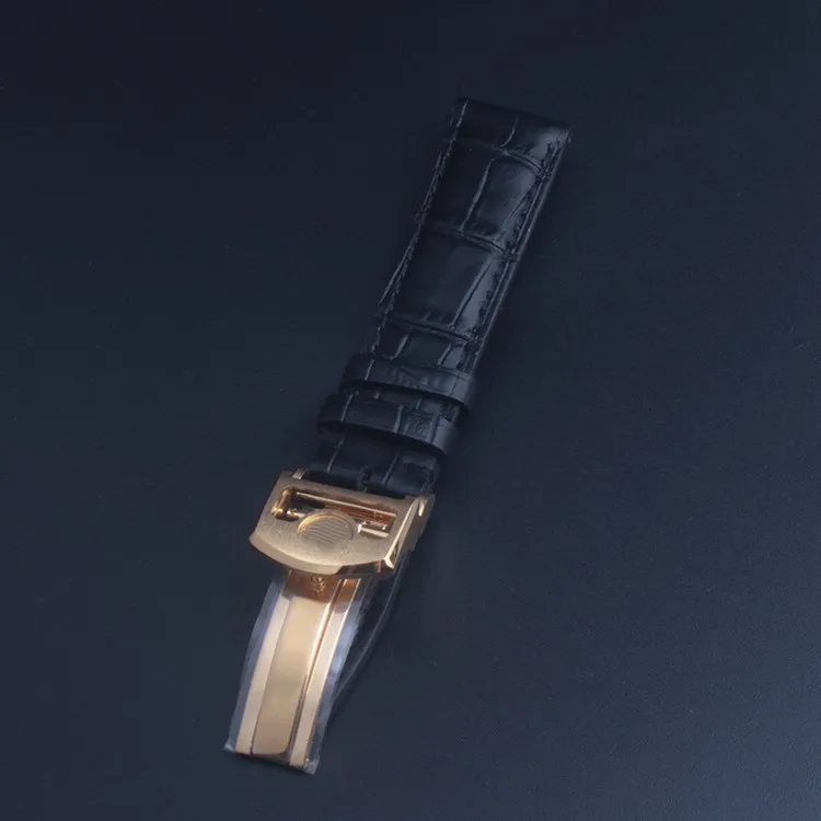 cinturino orologio in vera pelle di alta qualità cinturino nero cinturino 20mm 22mm accessori orologio da uomo IWC263x