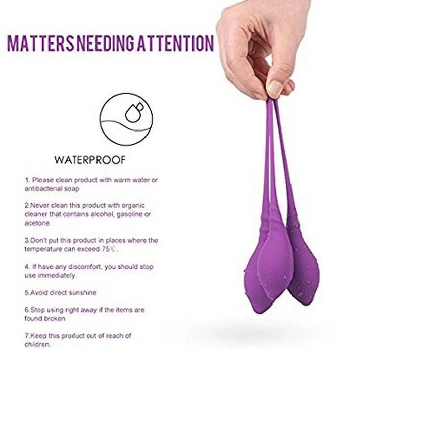 Safe Silicone Kegel Smart Vagina Draw Training Ben Wa Machine Vibrators Vaginal Geisha Ball Sex Toys For Woman C181123018199552