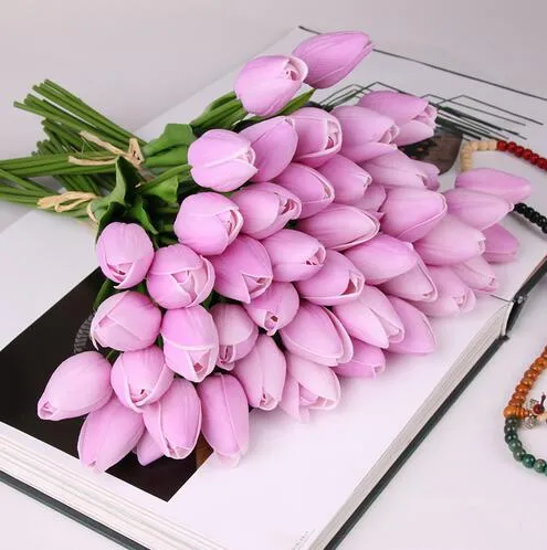 Красота настоящие прикосновения цветы латексные тюльпов цветочные искусственные букет.