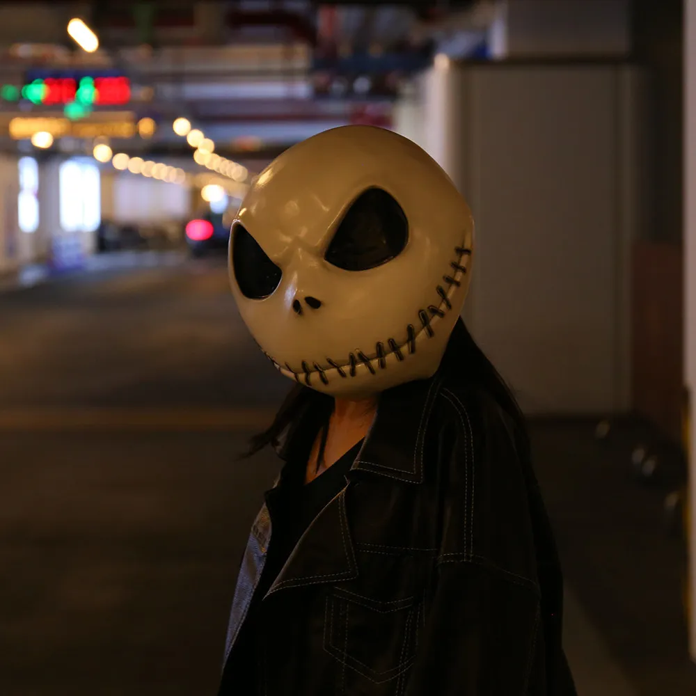 Nuevo Pesadilla Antes De Navidad Jack Skellington Máscara De Látex