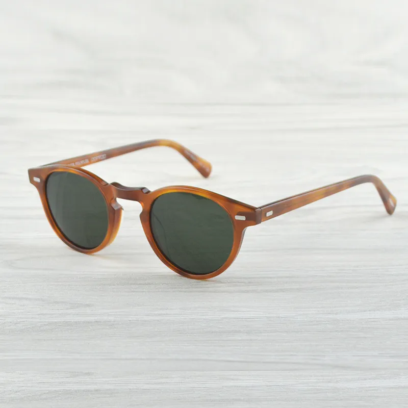 Whole-Gregory Peck Marca Designer homens mulheres óculos de sol oliver Vintage Polarizs OV5186 retro óculos de sol oculos de sol OV 5186261t