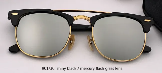 Hele club zonnebril heren dames merkontwerper UV400 master bril klassieke zonnebril rijden semi-randloze rd3816 vierkante g2815