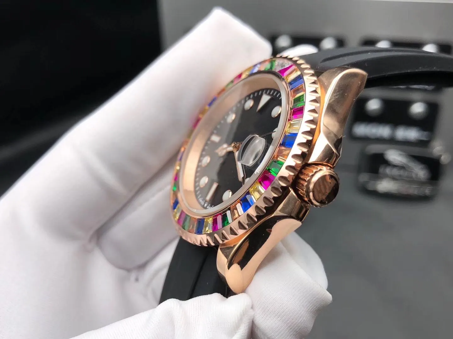 Super 43 montre DE luxe Beijing 2813 uurwerk automatisch horloge 40 mm 13 mm geraffineerde stalen kast waterdicht 50 m Super lichtgevend298z