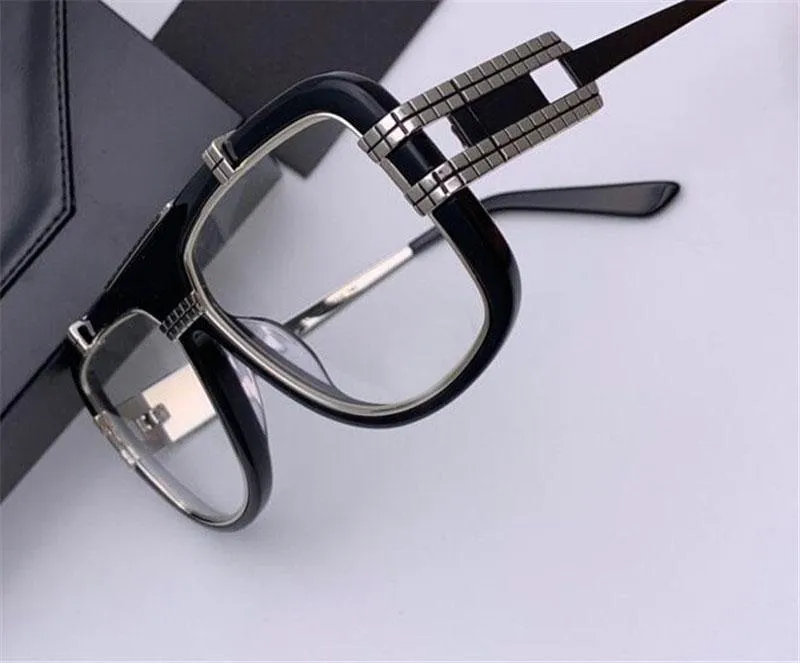 まったくwhole新しいファッションデザイナー光学メガネ661プレートフレームTopyクリアレンズシンプルなスタイル透明アイウェア284Q