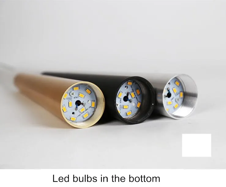 Moderne 7W -LED -Anhängerlampen Leichtes Aluminium konisch Luustres Suspension Leuchten für Treppengeschäft Kronleuchter 319H