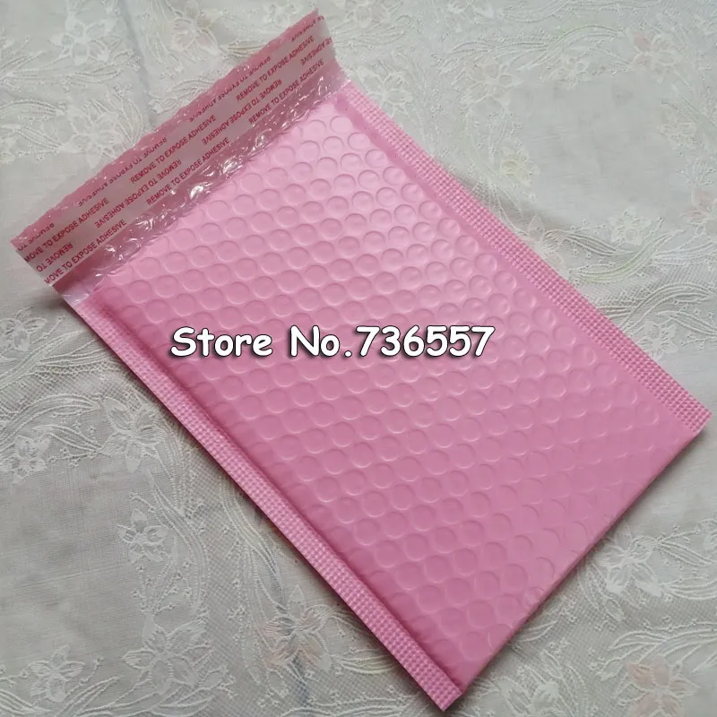 25 pièces enveloppe d'emballage grands sacs enveloppes rembourrées blanc rose noir bulle Mailers bulles poly mailer polymailer2211