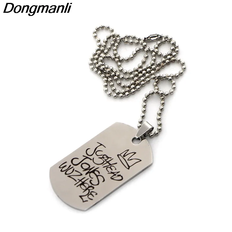 Pendanthalsband P2226 Dongmanli TV Series Riverdale Halsband Rostfritt stål Fashion Inspired Jewelry for Fans Laser Printing1227s