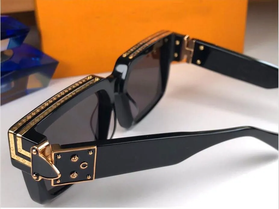 Top Quality 1165 Classic for Men Women Women Popular Mens Sunglasses Fashion Summer Style Laser Gold plaqué UV400 Eyewear Va With Case252M