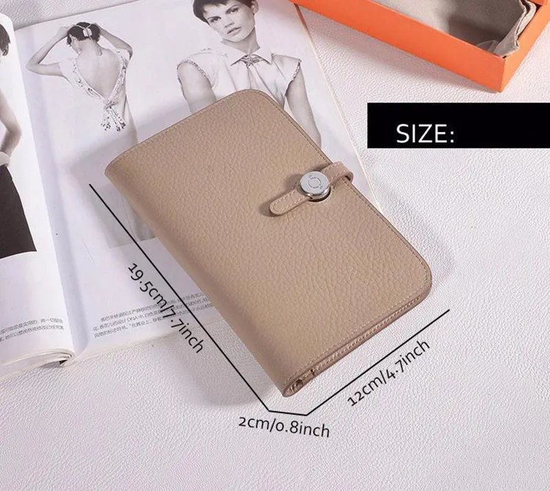 Дизайнер бренда новый бренд кошелек женский сумочка сумки паспорт идентификатор держателя кредитной карты Cowhide Clutch Подлинный кожаный кошелек женский кошелек 292W